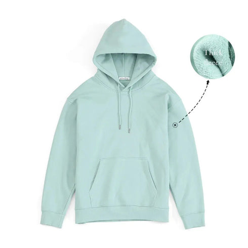 Premium Autumn Hoodies for Men: High-Quality, Thick 360g Fabric, Solid Basic Sweatshirts with Jogger - Warms Hoodies